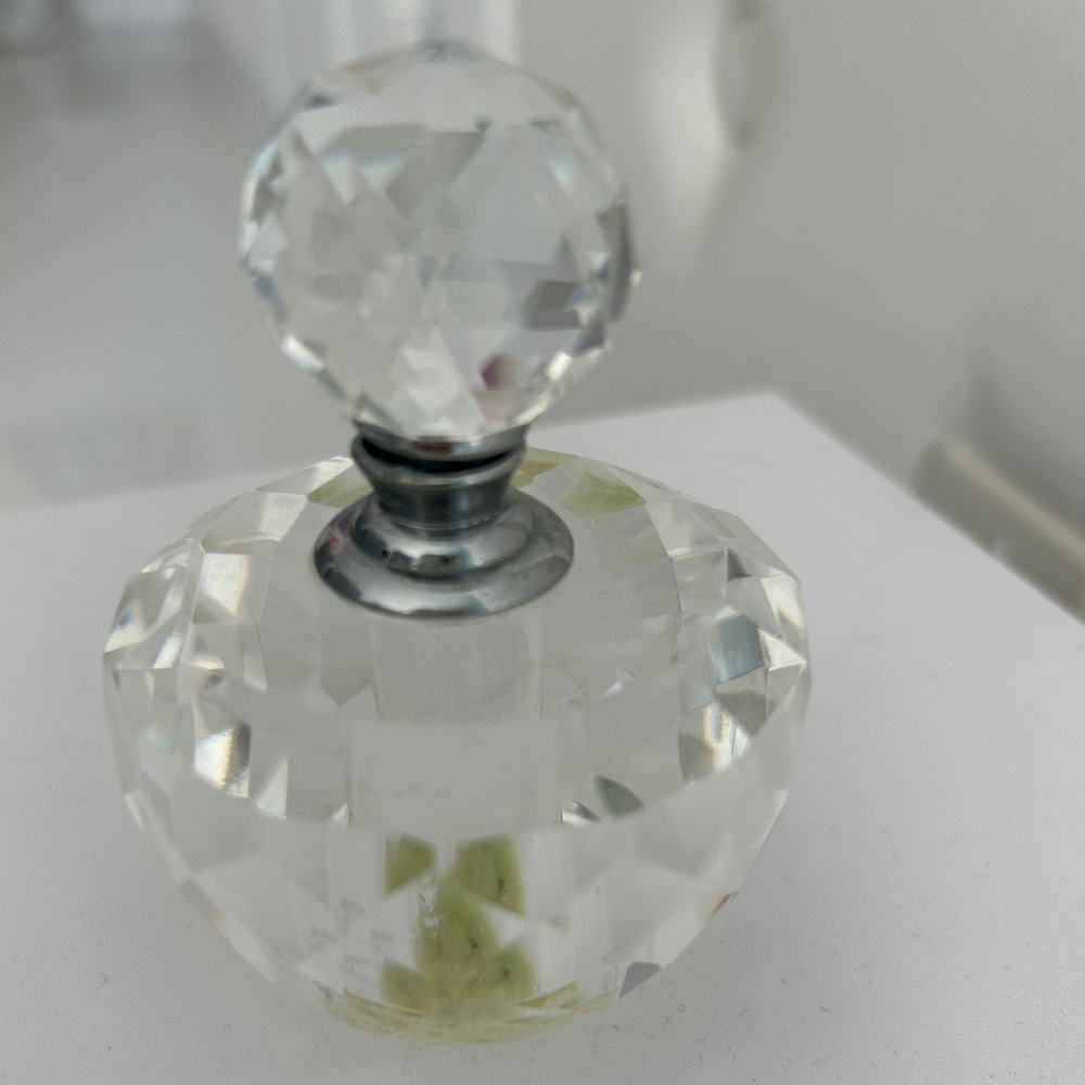 Crystal perfume bottle